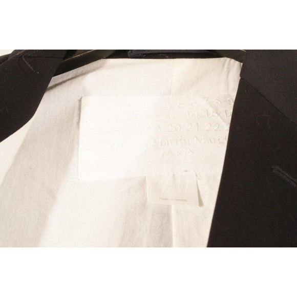 Maison Martin Margiela X H&M Blazer Wool Blue Navy Sports Jacket Men's 36R - Picture 13 of 16